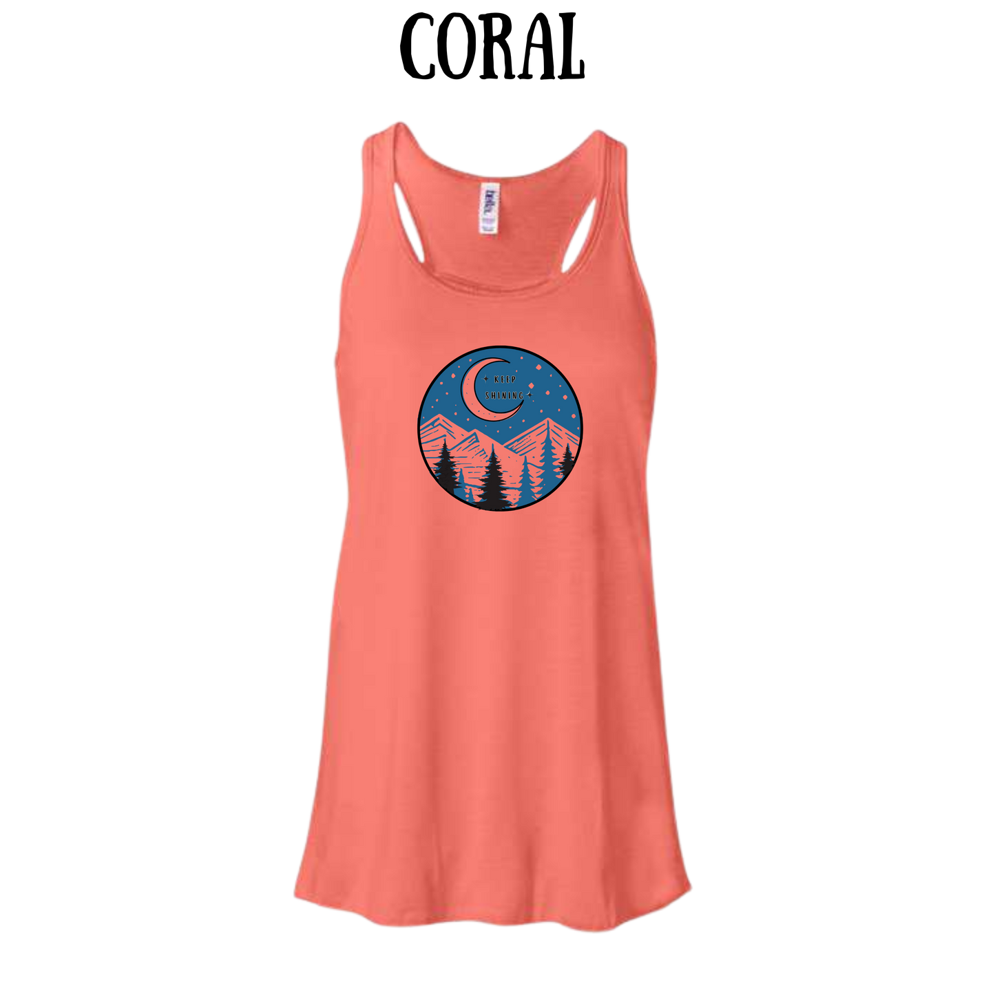 OP - Keep Shining - Women's Flowy Racerback Tank