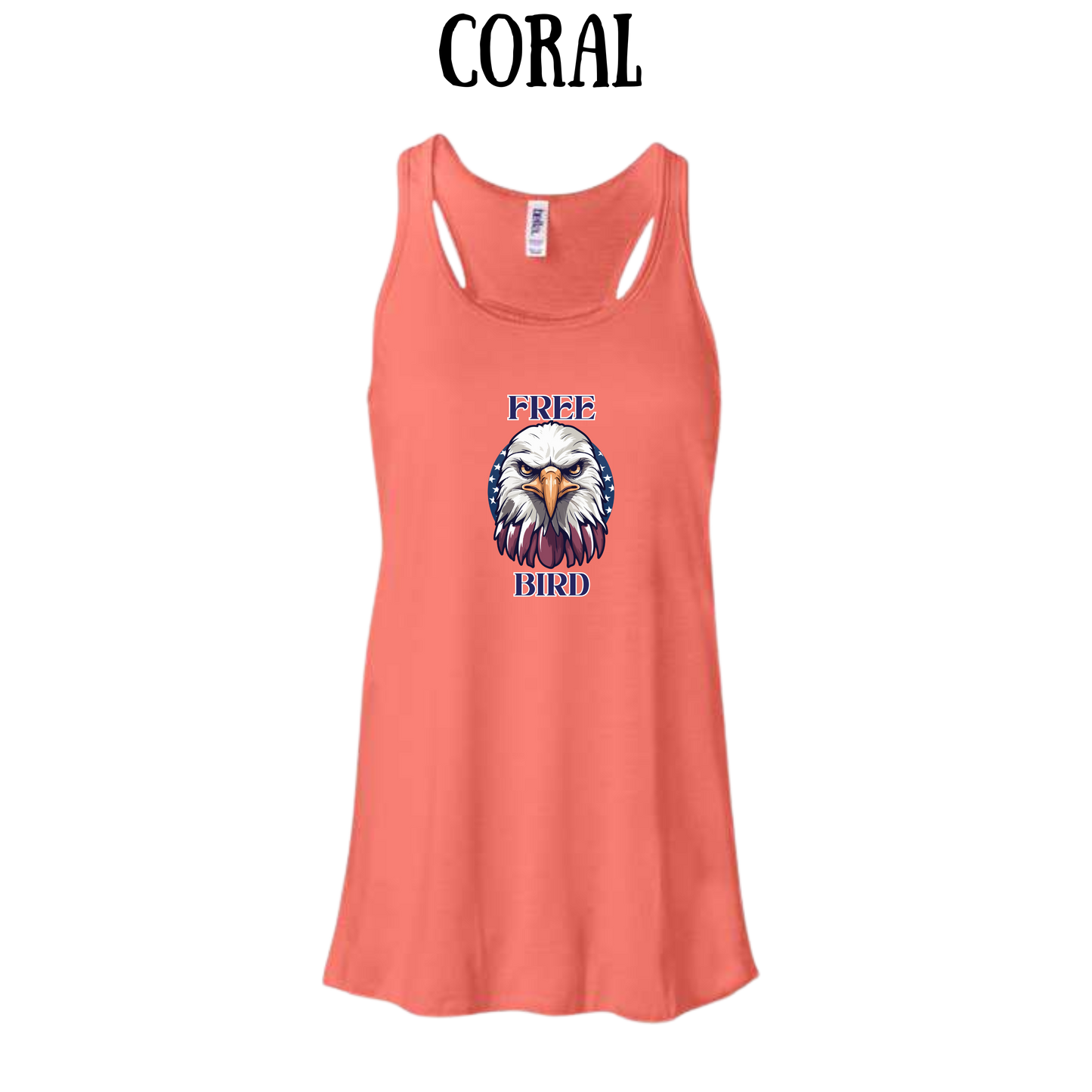 PP - Free Bird - Women's Flowy Racerback Tank