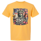 America's 250th Birthday - Comfort Colors - Heavyweight Unisex Tee - Yellows, Oranges, Reds