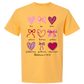 Galatians 5 - Valentines - Comfort Colors - Heavyweight Unisex Tee - Yellows, Oranges, Reds