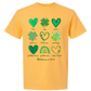 Galatians 5 - St Patrick's Day - Comfort Colors - Heavyweight Unisex Tee - Yellows, Oranges, Reds