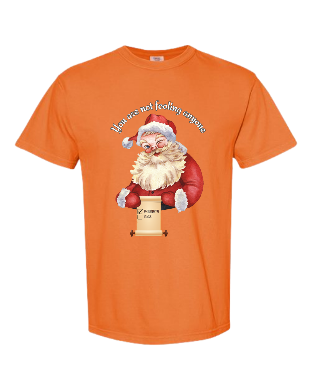 You Are Not Fooling Anyone - Comfort Colors - Heavyweight Unisex Tee - Yellows, Oranges