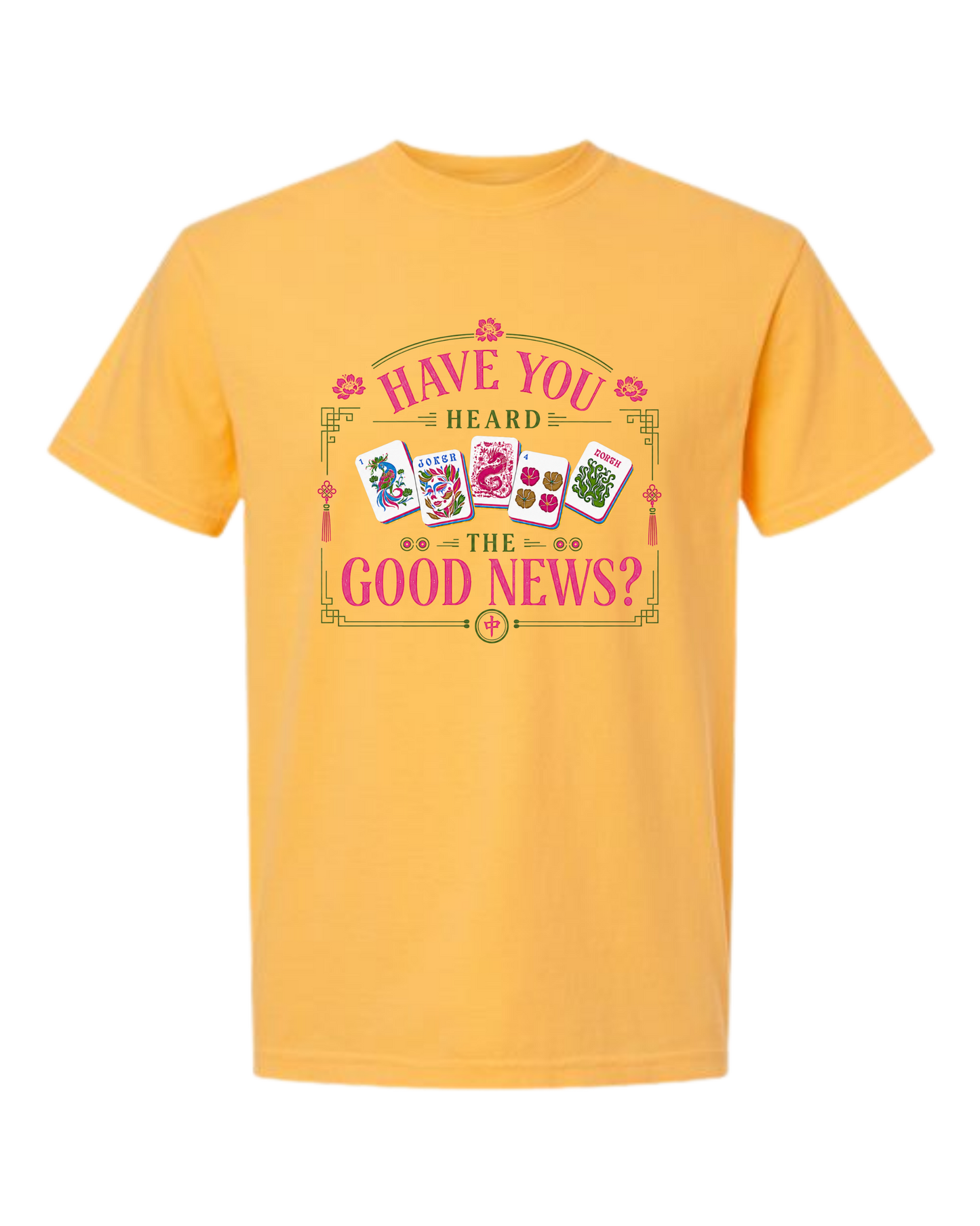 Have You Heard the Good News? - Comfort Colors - Heavyweight Unisex Tee - Yellows, Oranges, Reds