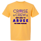 Cruise Crew Most Likely to Abuse the Drink Package - Comfort Colors - Heavyweight Unisex Tee - Yellows, Oranges, Reds