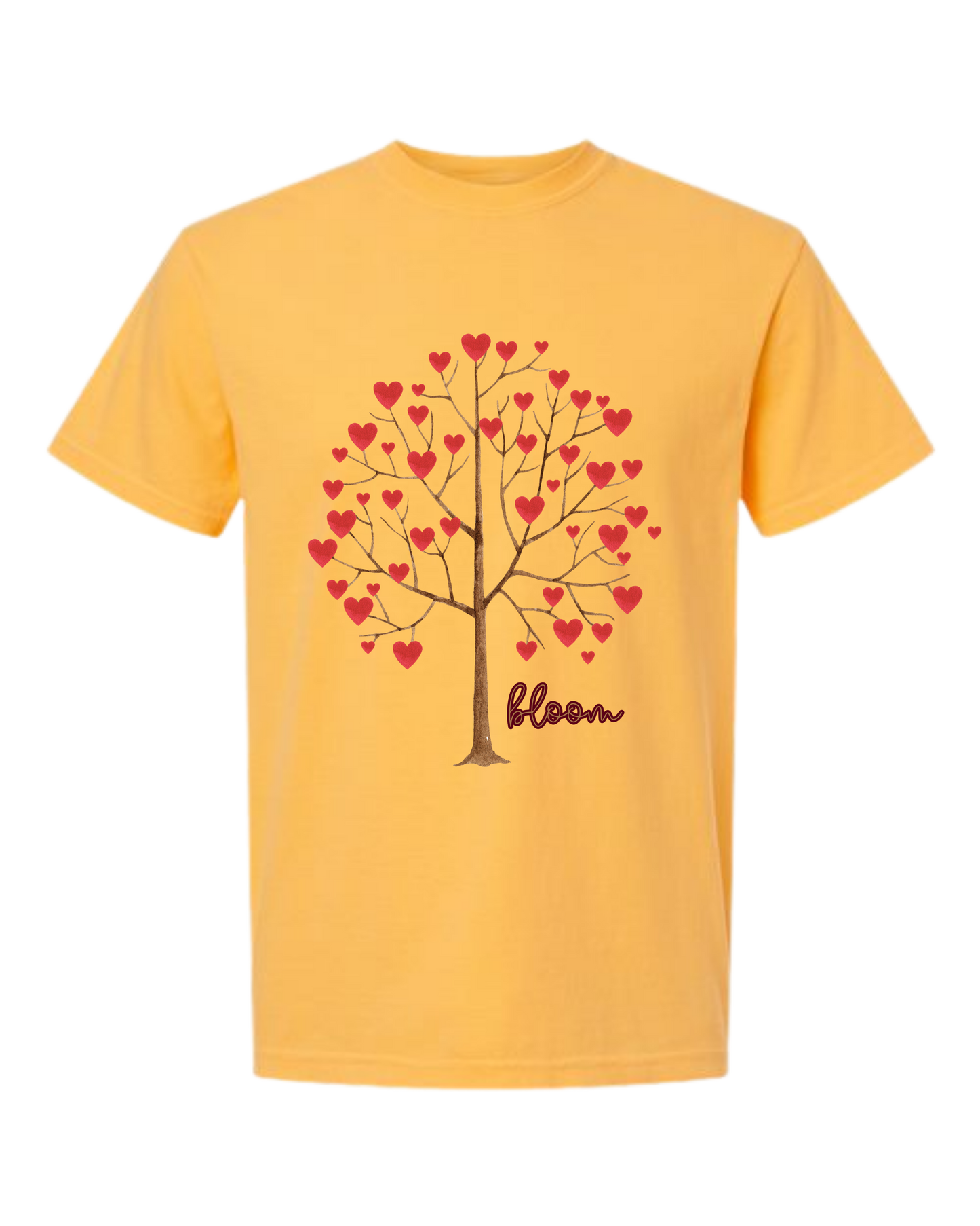 Bloom - Comfort Colors - Heavyweight Unisex Tee - Yellows, Oranges, Reds