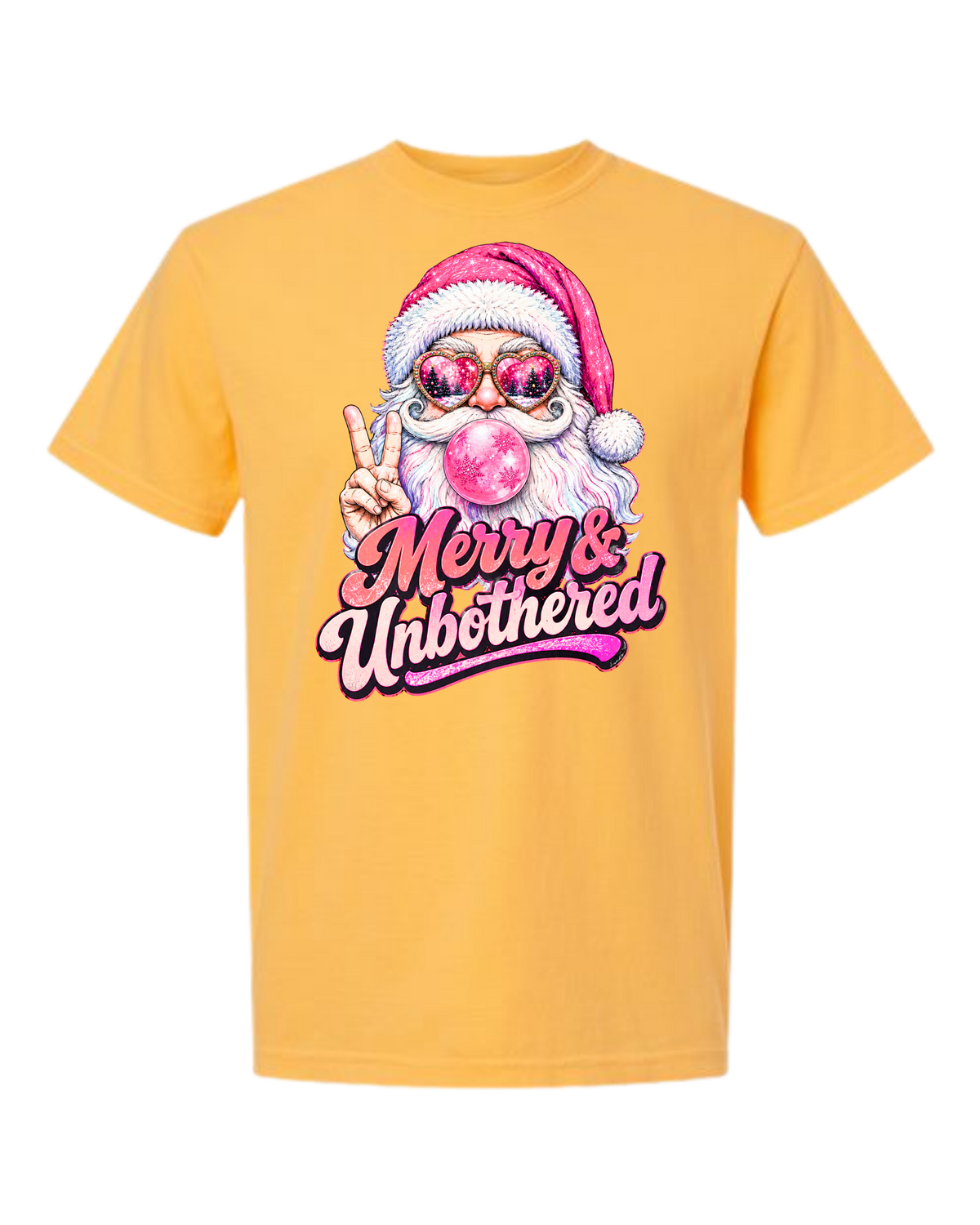 Merry & Unbothered - Comfort Colors - Heavyweight Unisex Tee - Yellows, Oranges, Reds