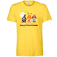 Happy HalloThanksMas Gnomes - Unisex Tee - Yellows