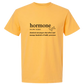 Hormone - Comfort Colors - Heavyweight Unisex Tee - Yellows, Oranges, Reds