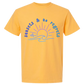 Sunsets & No Regrets - Comfort Colors - Heavyweight Unisex Tee - Yellows, Oranges, Reds