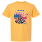 The Gulf of America - Comfort Colors - Heavyweight Unisex Tee - Yellows, Oranges, Reds