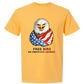 Free Bird An American Legend - Comfort Colors - Heavyweight Unisex Tee - Yellows, Oranges, Reds