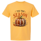 'Tis Football Season - Comfort Colors - Heavyweight Unisex Tee - Yellows, Oranges, Reds