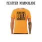 straight outta hormones - unisex tee - yellows, oranges, reds