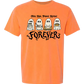 Sourdough Ghosties - Comfort Colors - Heavyweight Unisex Tee - Yellows, Oranges, Reds