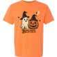 Halloween Besties - Comfort Colors - Heavyweight Unisex Tee - Yellows, Oranges, Reds