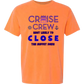 Cruise Crew Most Likely to Close the Buffet Down - Comfort Colors - Heavyweight Unisex Tee - Yellows, Oranges, Reds
