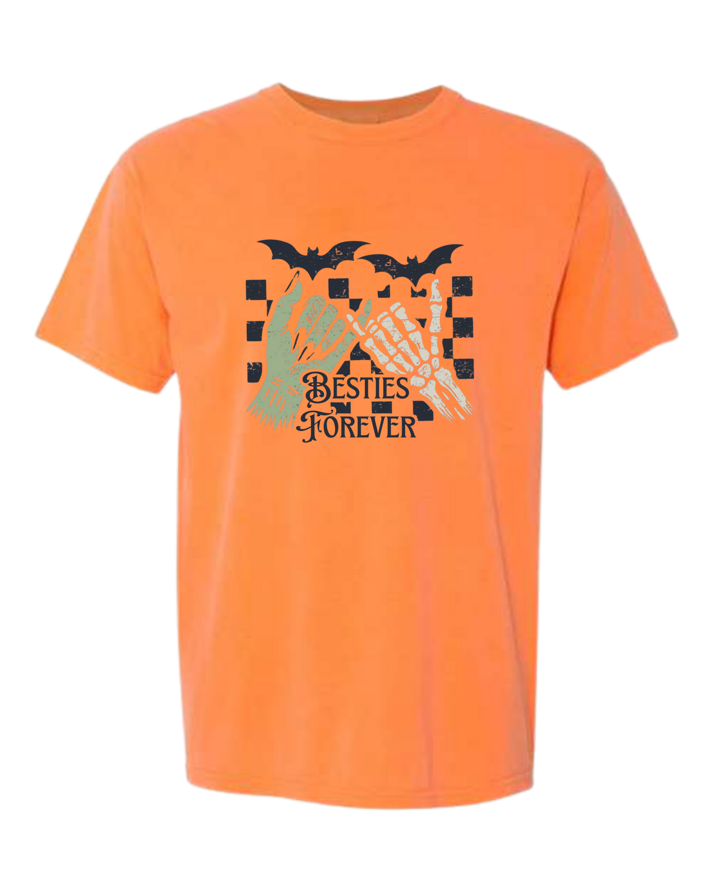 Besties Forever - Comfort Colors - Heavyweight Unisex Tee - Yellows, Oranges, Reds