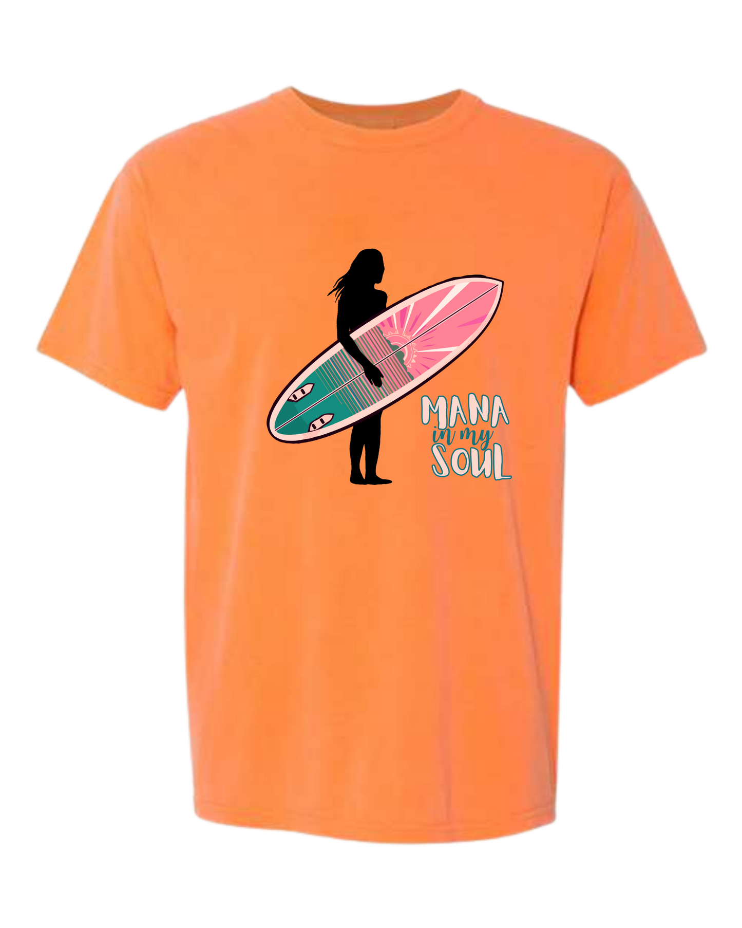 Mana in My Soul - Comfort Colors - Heavyweight Unisex Tee - Yellows, Oranges, Reds