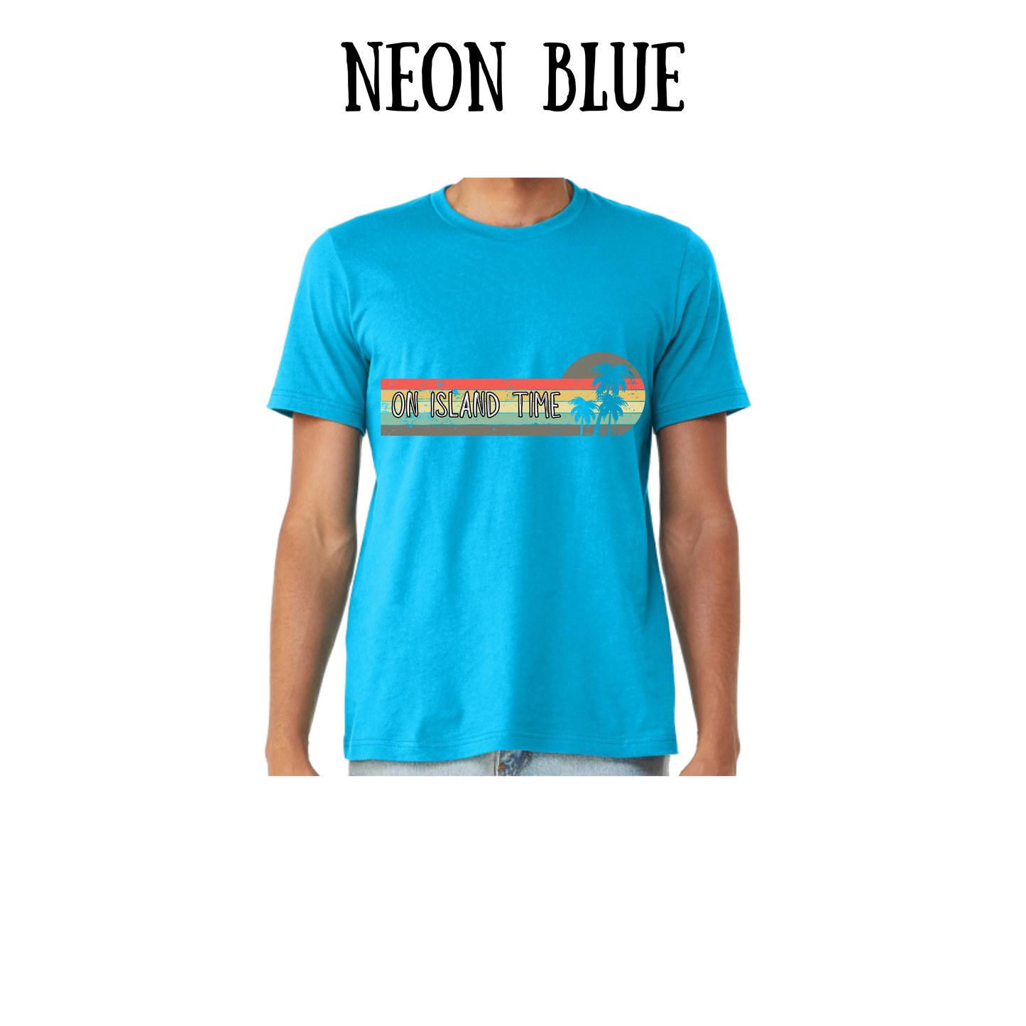 VP - On Island Time - Unisex Tee - Pinks, Purples, Neutrals