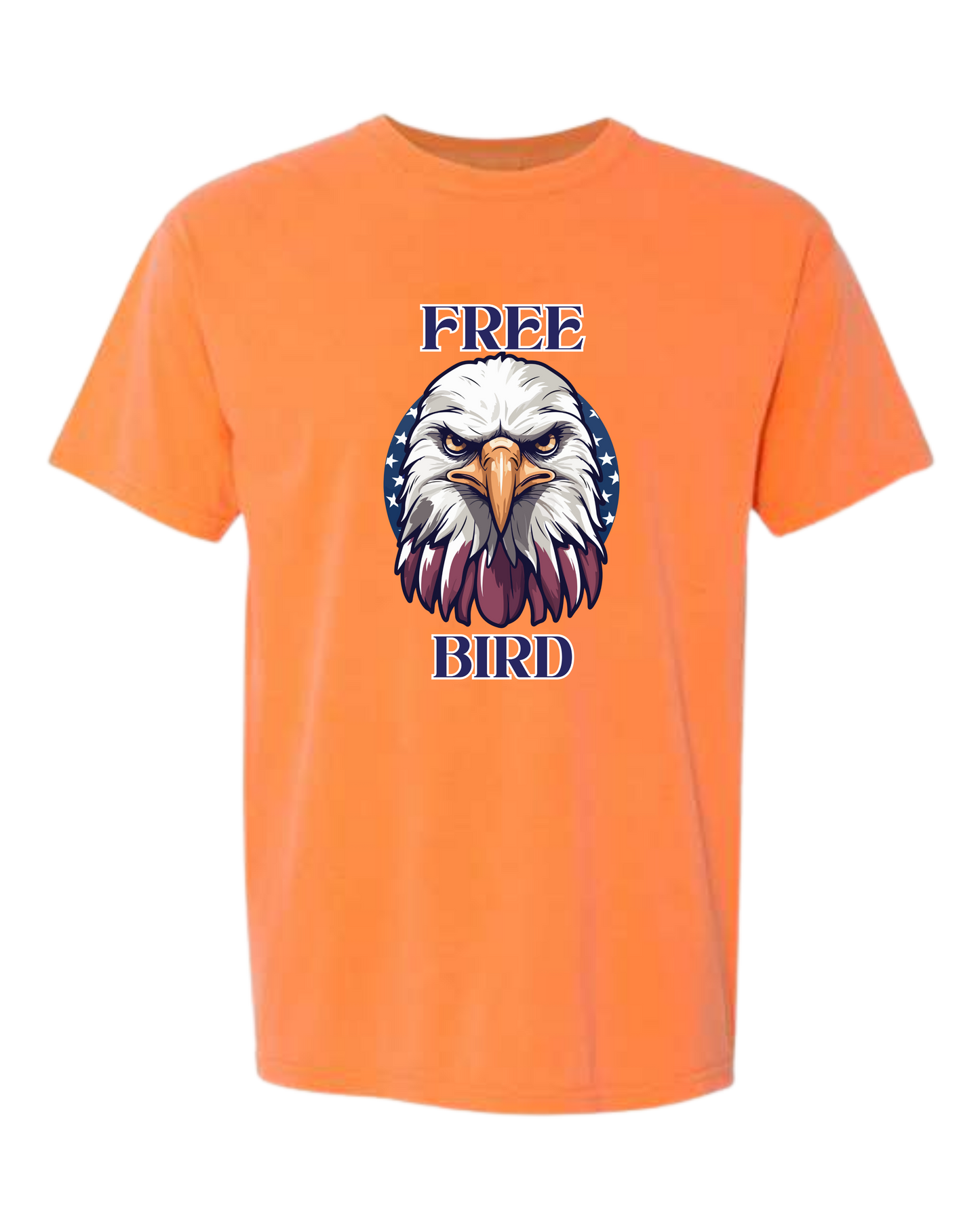 Free Bird - Comfort Colors - Heavyweight Unisex Tee - Yellows, Oranges, Reds
