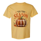 'Tis Football Season - Comfort Colors - Heavyweight Unisex Tee - Yellows, Oranges, Reds
