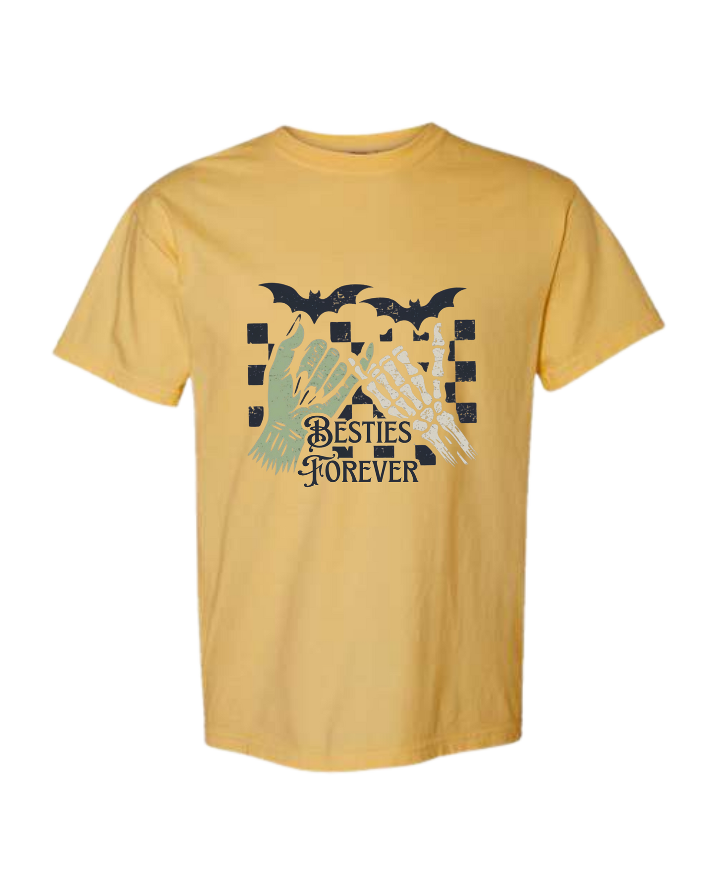 Besties Forever - Comfort Colors - Heavyweight Unisex Tee - Yellows, Oranges, Reds