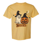 Halloween Besties - Comfort Colors - Heavyweight Unisex Tee - Yellows, Oranges, Reds