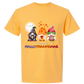 Happy HalloThanksMas Gnomes - Comfort Colors - Heavyweight Unisex Tee - Yellows, Oranges