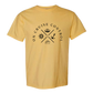 On Cruise Control - Comfort Colors - Heavyweight Unisex Tee - Yellows, Oranges, Reds