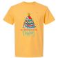 All Booked For Christmas - Comfort Colors - Heavyweight Unisex Tee - Yellows, Oranges