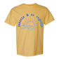 Sunsets & No Regrets - Comfort Colors - Heavyweight Unisex Tee - Yellows, Oranges, Reds