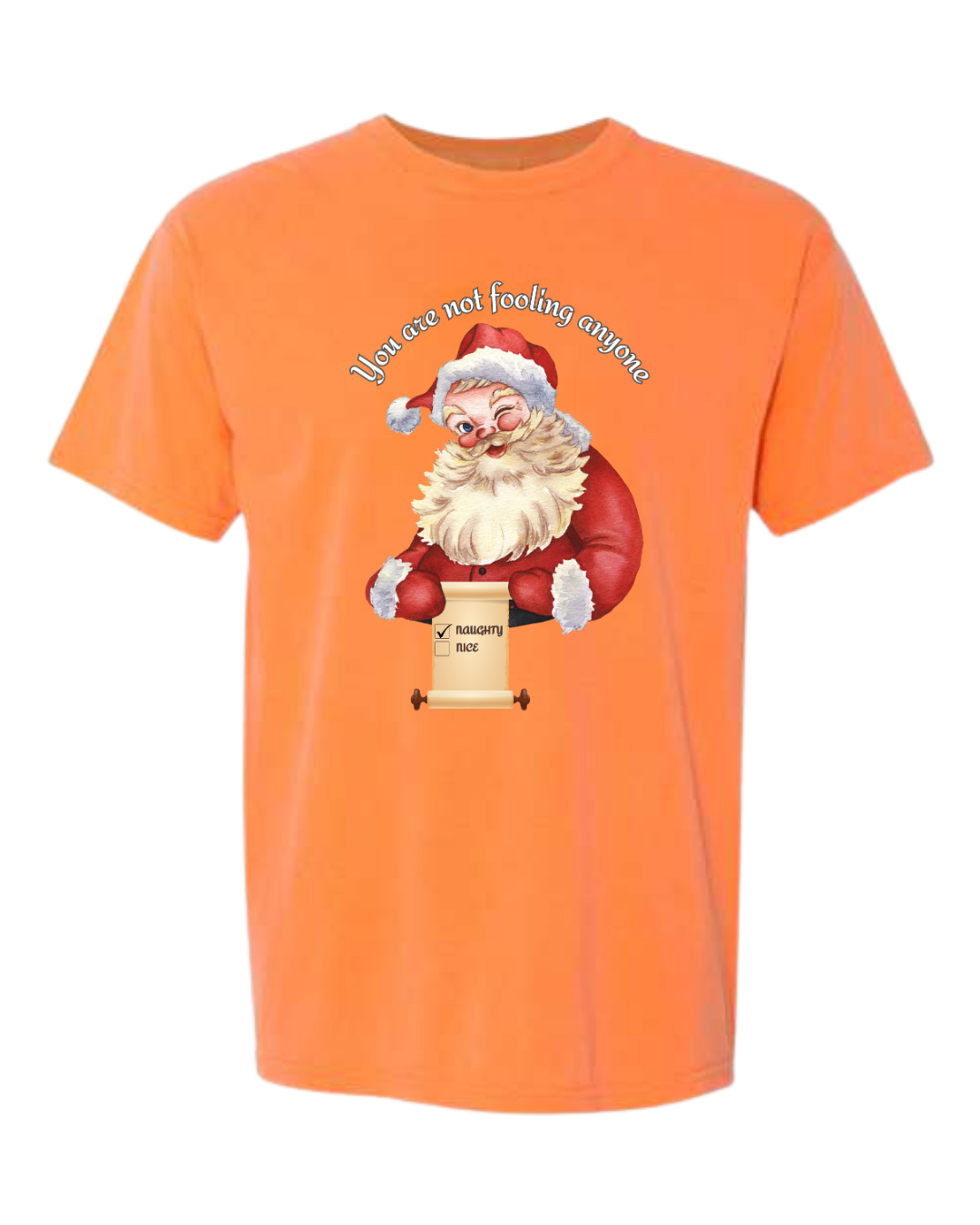 You Are Not Fooling Anyone - Comfort Colors - Heavyweight Unisex Tee - Yellows, Oranges