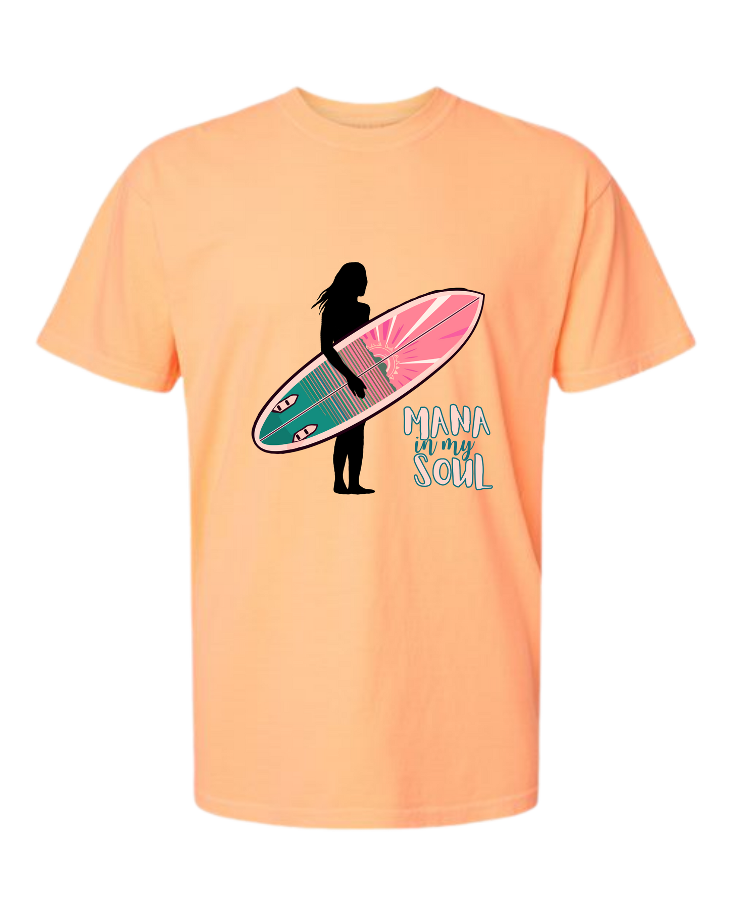 Mana in My Soul - Comfort Colors - Heavyweight Unisex Tee - Yellows, Oranges, Reds