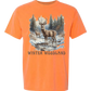 Winter Woodland - Comfort Colors - Heavyweight Unisex Tee - Yellows, Oranges