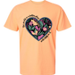 The World Is A Better Place With YOU In It - Comfort Colors - Heavyweight Unisex Tee - Yellows, Oranges, Reds