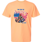 The Gulf of America - Comfort Colors - Heavyweight Unisex Tee - Yellows, Oranges, Reds