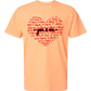 You & Me - Comfort Colors - Heavyweight Unisex Tee - Yellows, Oranges, Reds