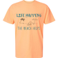 Life Happens The Beach Helps - Comfort Colors - Heavyweight Unisex Tee - Yellows, Oranges, Reds