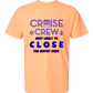 Cruise Crew Most Likely to Close the Buffet Down - Comfort Colors - Heavyweight Unisex Tee - Yellows, Oranges, Reds