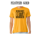 straight outta hormones - unisex tee - yellows, oranges, reds