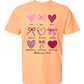 Galatians 5 - Valentines - Comfort Colors - Heavyweight Unisex Tee - Yellows, Oranges, Reds