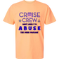 Cruise Crew Most Likely to Abuse the Drink Package - Comfort Colors - Heavyweight Unisex Tee - Yellows, Oranges, Reds