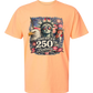 America's 250th Birthday - Comfort Colors - Heavyweight Unisex Tee - Yellows, Oranges, Reds