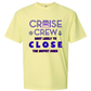 Cruise Crew Most Likely to Close the Buffet Down - Comfort Colors - Heavyweight Unisex Tee - Yellows, Oranges, Reds