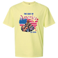 The Gulf of America - Comfort Colors - Heavyweight Unisex Tee - Yellows, Oranges, Reds