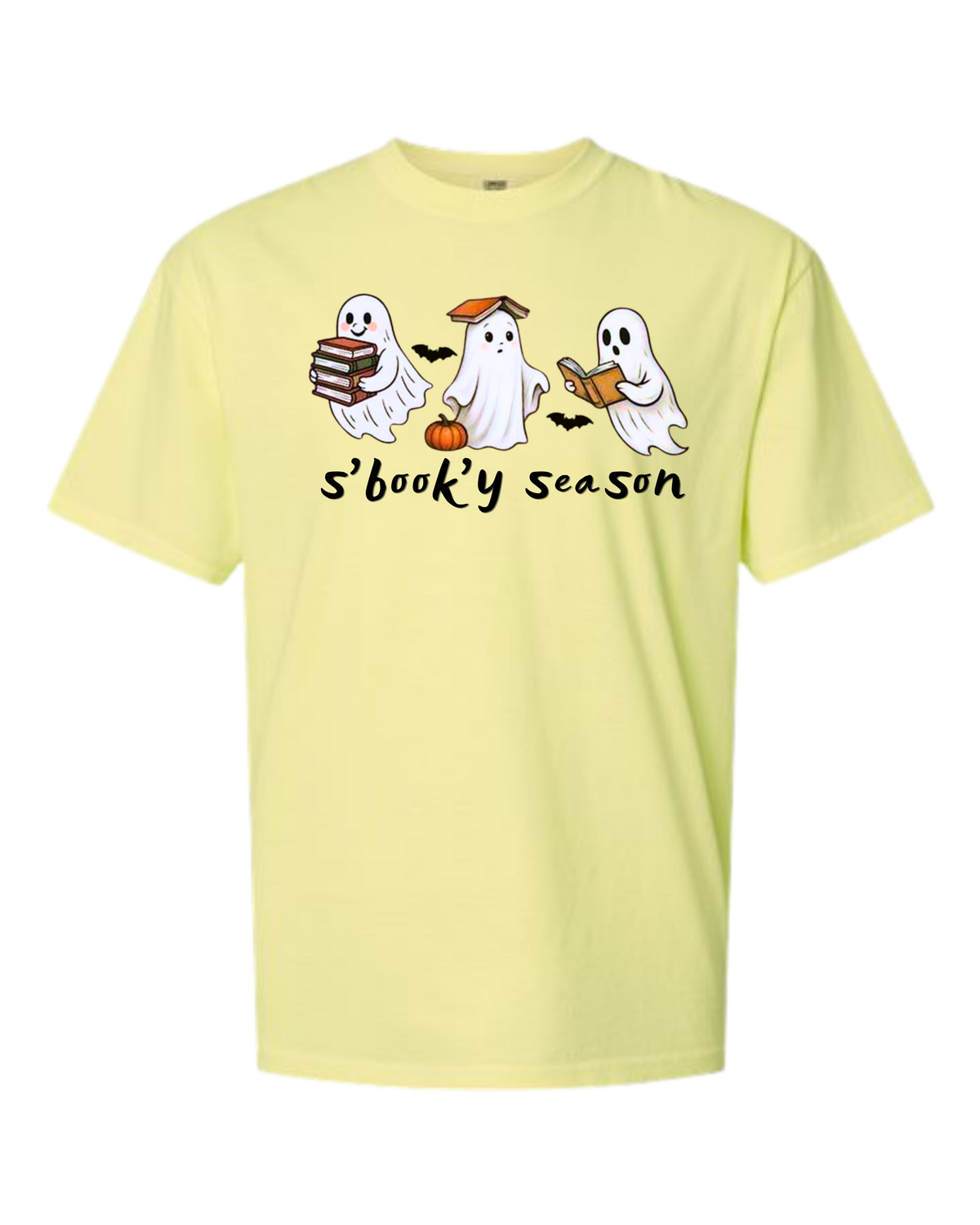 S'book'y season - Comfort Colors - Heavyweight Unisex Tee - Yellows, Oranges, Reds