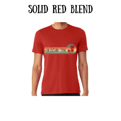 VP - On Island Time - Unisex Tee - Yellows, Oranges, Reds
