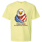 Free Bird An American Legend - Comfort Colors - Heavyweight Unisex Tee - Yellows, Oranges, Reds