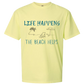 Life Happens The Beach Helps - Comfort Colors - Heavyweight Unisex Tee - Yellows, Oranges, Reds