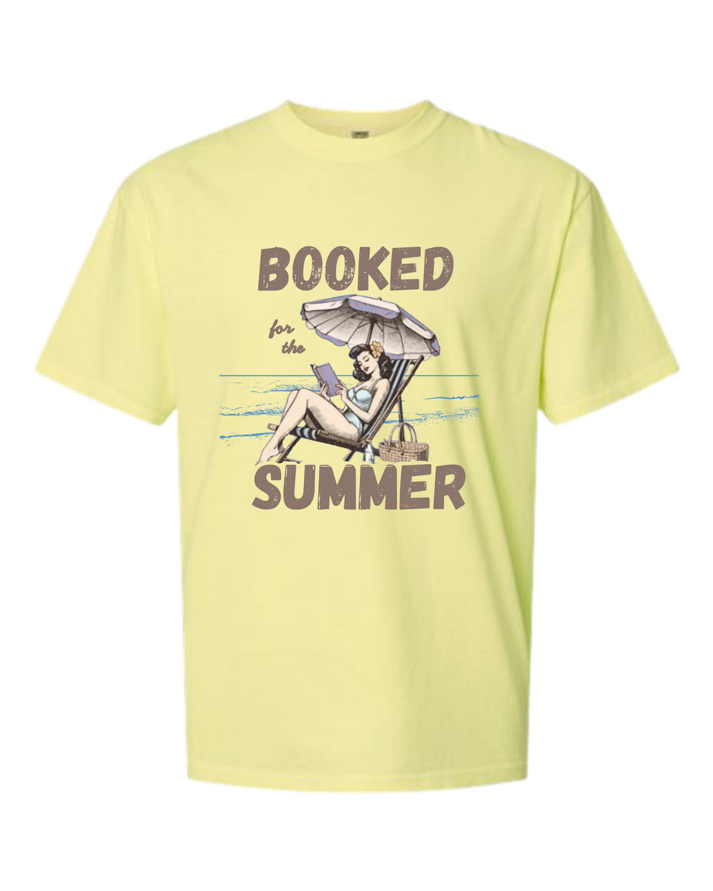 Booked for the Summer - Comfort Colors - Heavyweight Unisex Tee - Yellows, Oranges, Reds